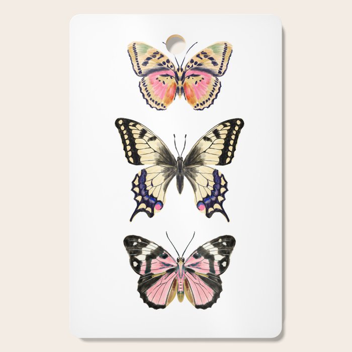 Butterfly Study no. 11 - butterfly art, butterfly sticker, swallowtail butterfly Cutting Board Gallery Image 1
