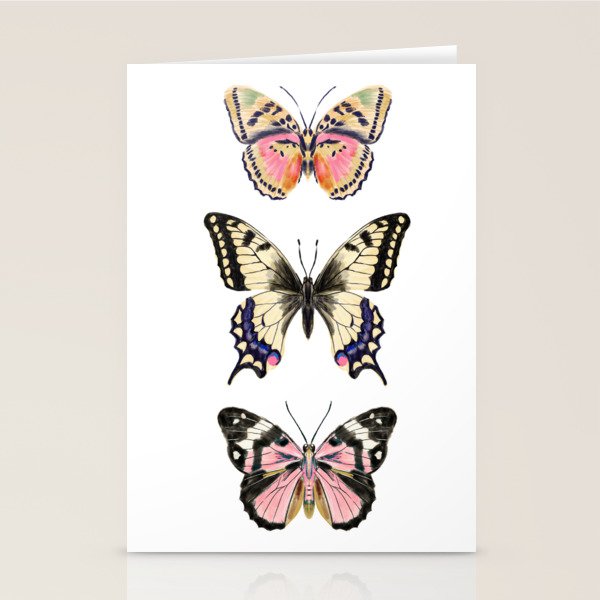 Butterfly Study no. 11 - butterfly art, butterfly sticker, swallowtail butterfly Stationery Card Gallery Image 2