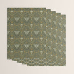 Celestial Forest Damask - fern green Wrapping Paper Gallery Image 3