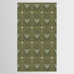 Celestial Forest Damask - fern green Tablecloth Gallery Image 2