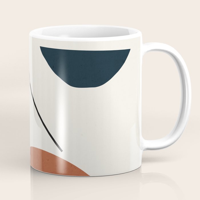 Minimal Abstract Shapes 4 Coffee Mug Gallery Image 1