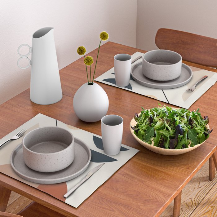 Minimal Abstract Shapes 4 Placemat Gallery Image 2