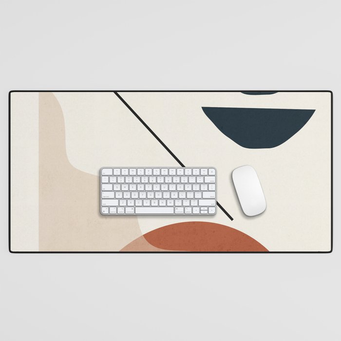 Minimal Abstract Shapes 4 Desk Mat Gallery Image 1