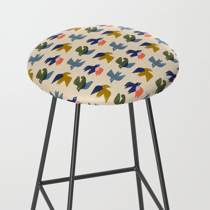 Four Birds Grid Stool Gallery Image 2