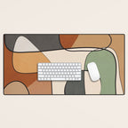 Abstract Line Art 10 Desk Mat Gallery Image 1