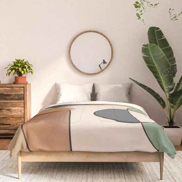 Abstract Line Art 10 Comforter Gallery Image 3
