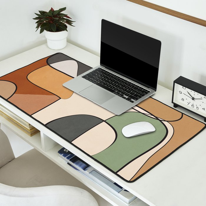 Abstract Line Art 10 Desk Mat Gallery Image 2