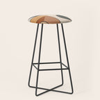Abstract Line Art 10 Stool Gallery Image 1