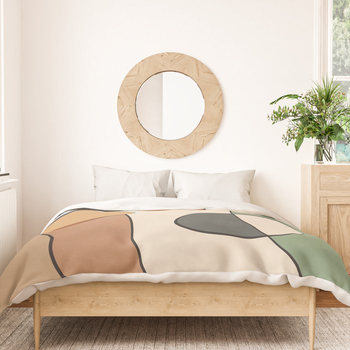 Abstract Line Art 10 Duvet Cover Gallery Image 3