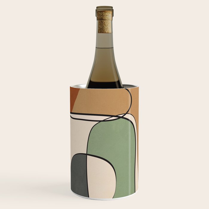 Abstract Line Art 10 Wine Chiller Gallery Image 3