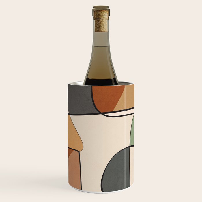 Abstract Line Art 10 Wine Chiller Gallery Image 1