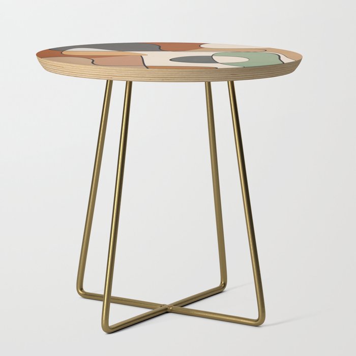 Abstract Line Art 10 Side Table Gallery Image 1
