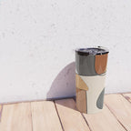 Abstract Line Art 10 Travel Mug Gallery Image 4