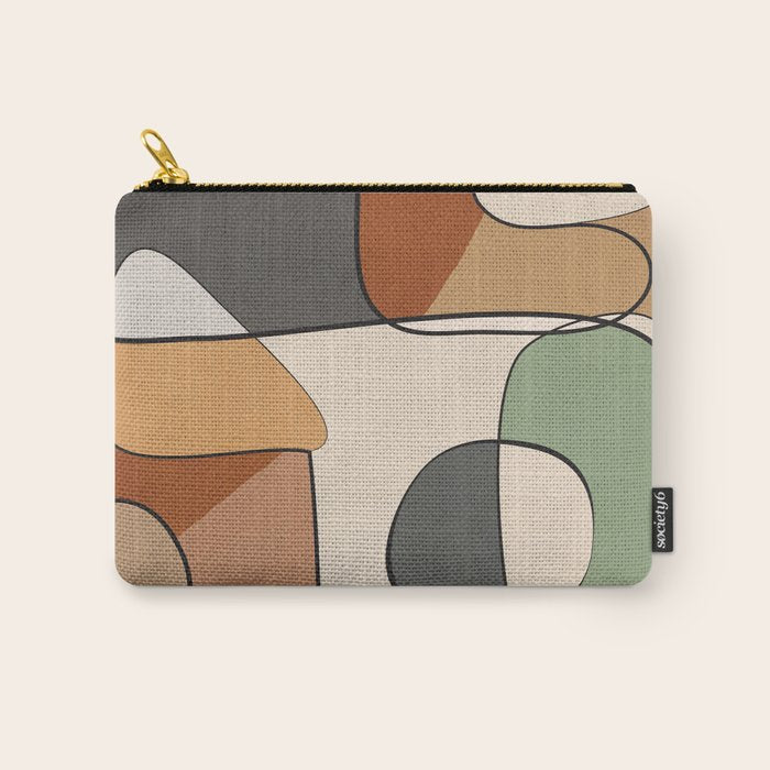 Abstract Line Art 10 Carry All Pouch Gallery Image 1