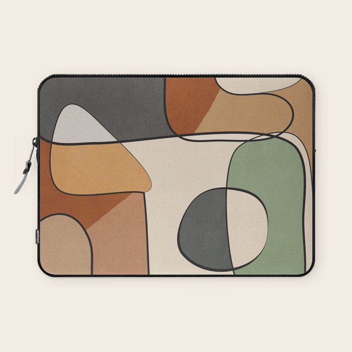 Abstract Line Art 10 Laptop Sleeve Gallery Image 1