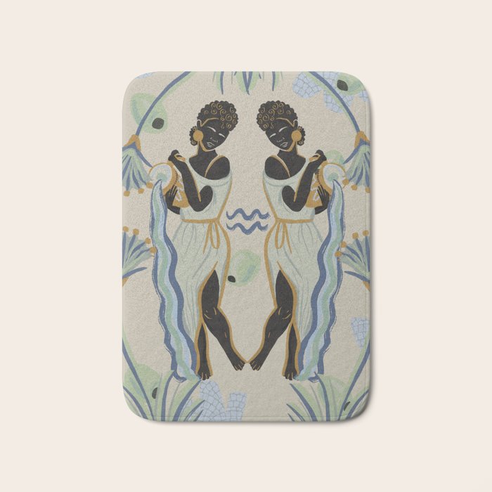 Aquarian's Pour Bath Mat Gallery Image 1