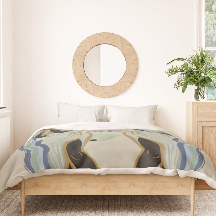 Aquarian's Pour Duvet Cover Gallery Image 3