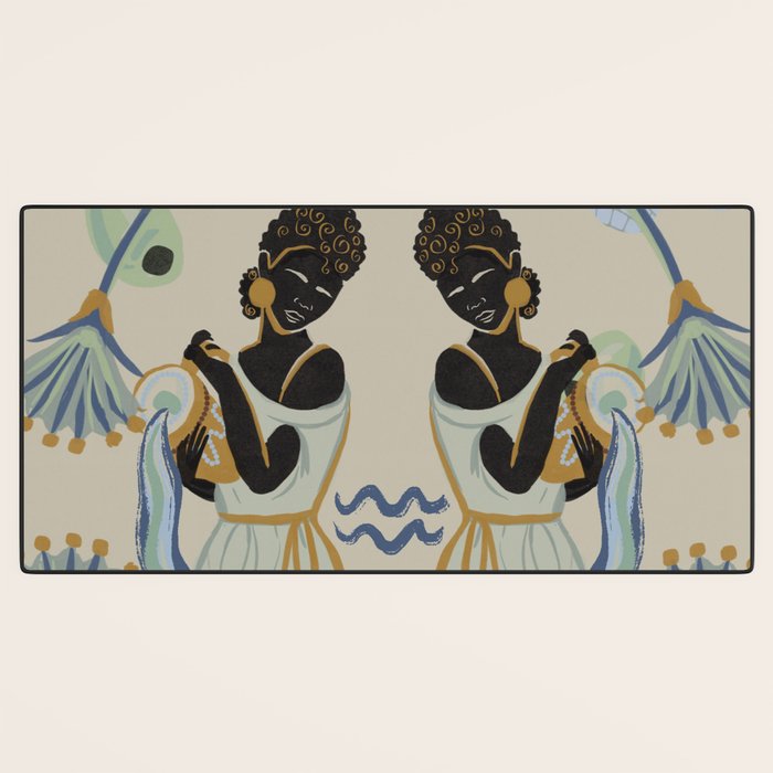 Aquarian's Pour Desk Mat Gallery Image 3