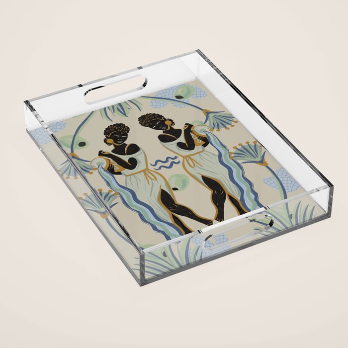 Aquarian's Pour Acrylic Tray Gallery Image 1