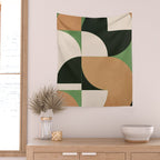 Geometric Shapes 250 Wall Tapestry Gallery Image 2