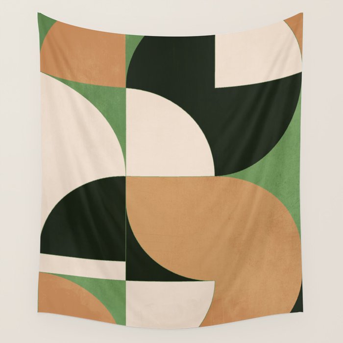 Geometric Shapes 250 Wall Tapestry Gallery Image 4