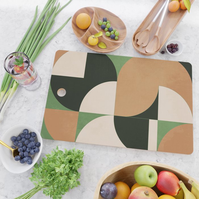 Geometric Shapes 250 Cutting Board Gallery Image 2