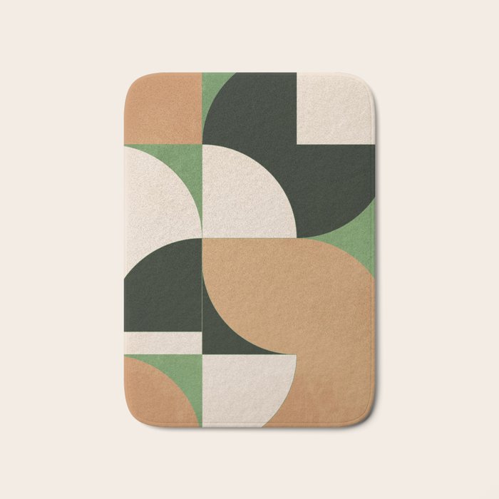 Geometric Shapes 250 Bath Mat Gallery Image 1