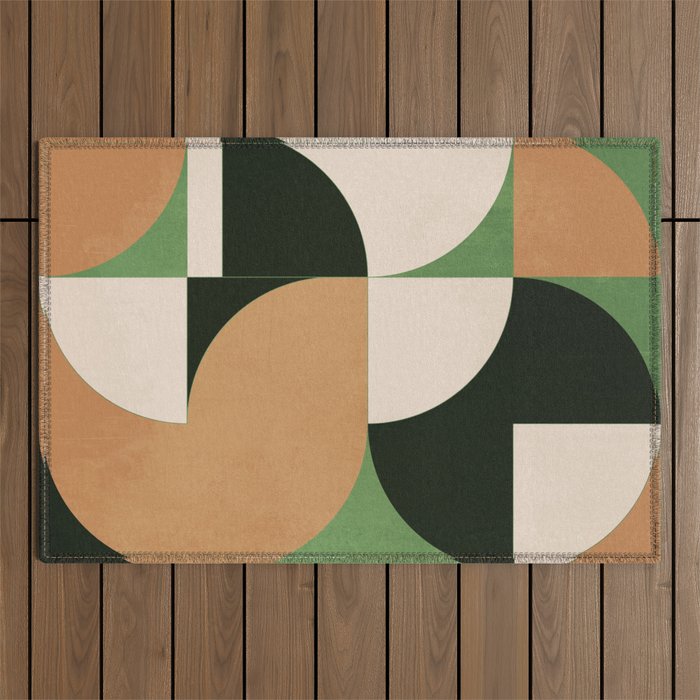 Geometric Shapes 250 Outdoor Rug Gallery Image 1