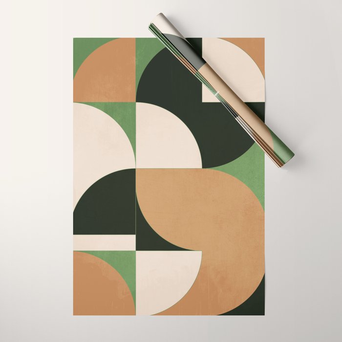 Geometric Shapes 250 Wrapping Paper Gallery Image 1