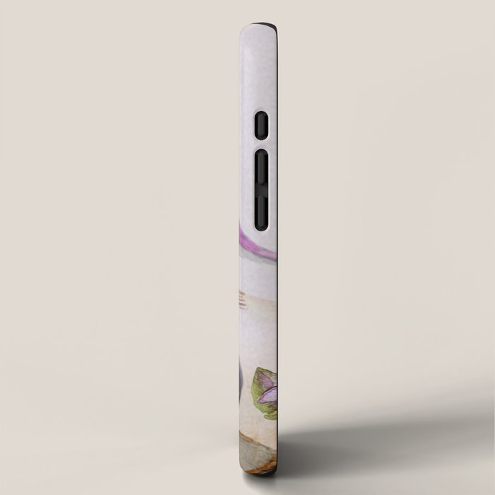 Bird in tea cup iPhone Case Gallery Image 2