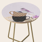 Bird in tea cup Side Table Gallery Image 2