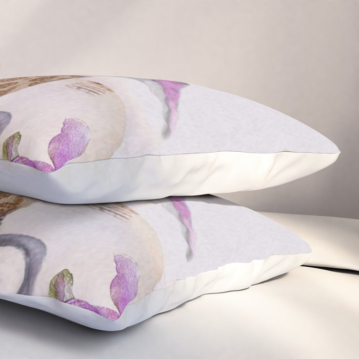 Bird in tea cup Pillow Sham Gallery Image 3