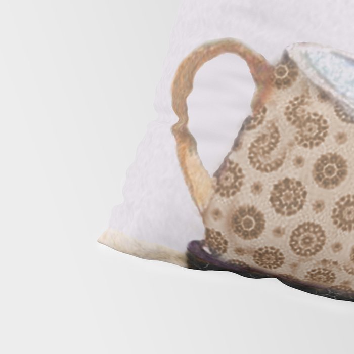 Bird in tea cup Pillow Sham Gallery Image 4