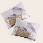 Bird in tea cup Pillow Sham Gallery Image 3