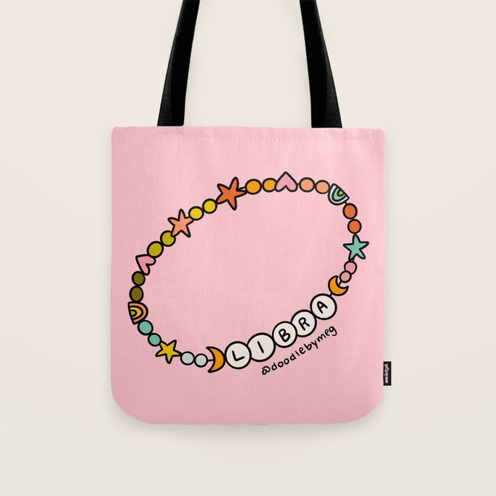 Libra Friendship Bracelet Tote Bag Gallery Image 1