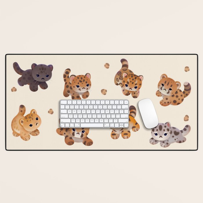 The year of big cat cubs Desk Mat Gallery Image 1