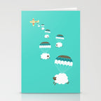 Sheepy clouds Stationery Card Gallery Image 2