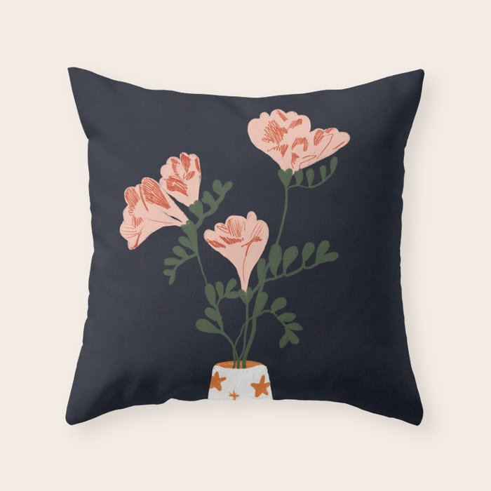 Freesia Throw Pillow Gallery Image 6