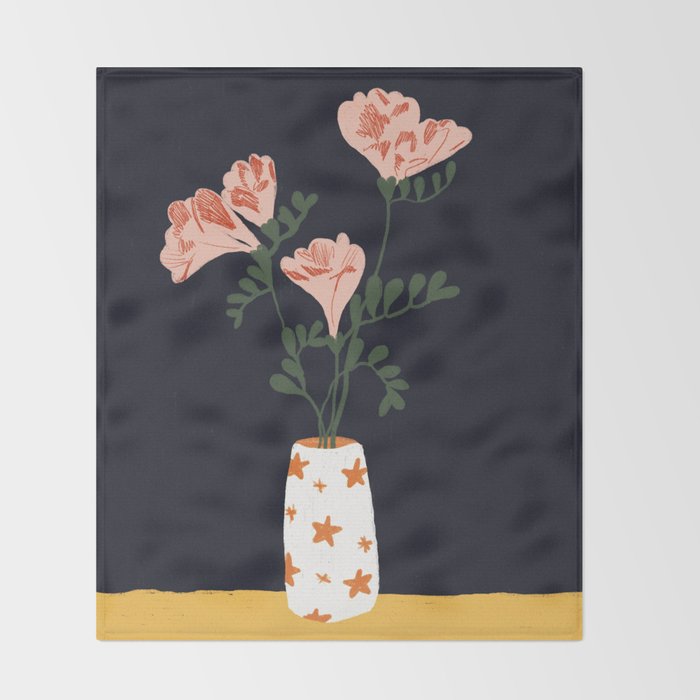 Freesia Throw Blanket Gallery Image 2