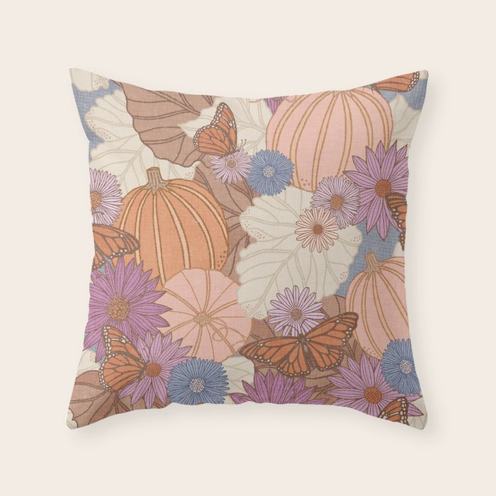 Pumpkin Harvest Throw Pillow Gallery Image 6