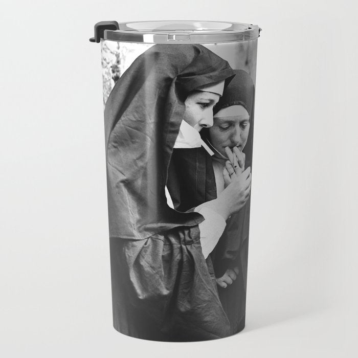 Nuns Smoking High Resolution Version Travel Mug Gallery Image 3