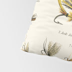 Illustrated Freshwater Fish Angling baits and fishing flies chart Pillow Sham Gallery Image 4