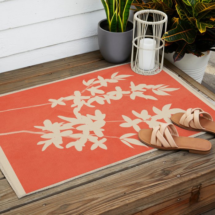 Plant Imprints 1 Outdoor Rug Gallery Image 2