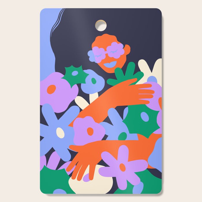 Power Flower Cutting Board Gallery Image 1