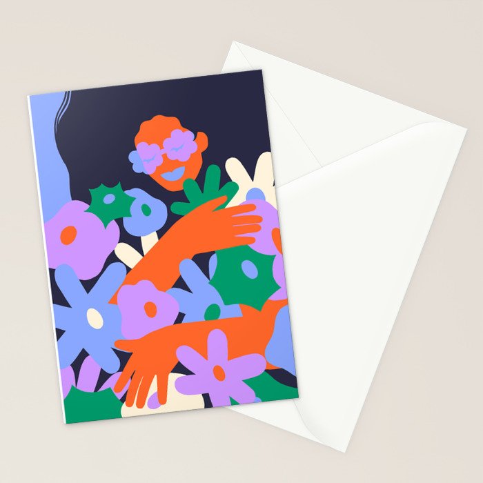 Power Flower Stationery Card Gallery Image 2