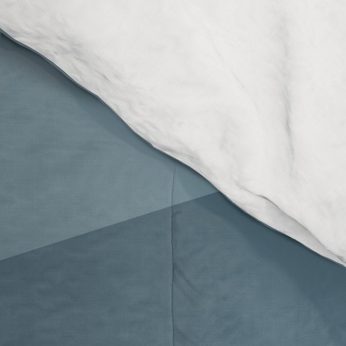 Abstract Color Waves - Blue Tones Comforter Gallery Image 4