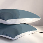 Abstract Color Waves - Blue Tones Pillow Sham Gallery Image 3