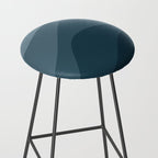 Abstract Color Waves - Blue Tones Stool Gallery Image 2
