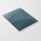 Abstract Color Waves - Blue Tones Notebook Gallery Image 2