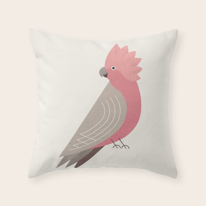 Whimsy Galah Throw Pillow Gallery Image 6